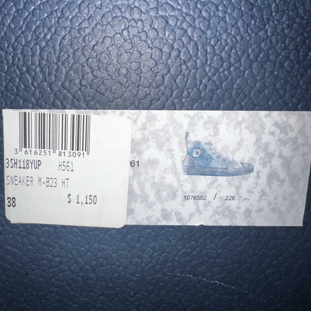 DIOR HIGHTOP SNEAKERS - Picture 2 of 5